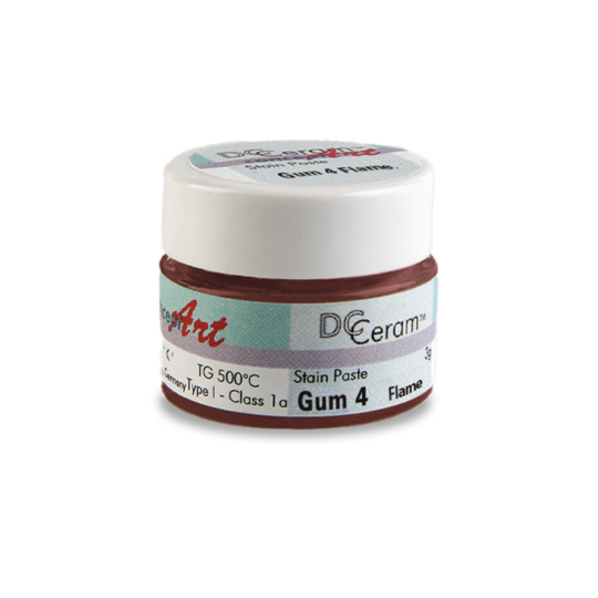 DC Ceram CA Stain Gingiva Gum 4 Flame Red - 3g